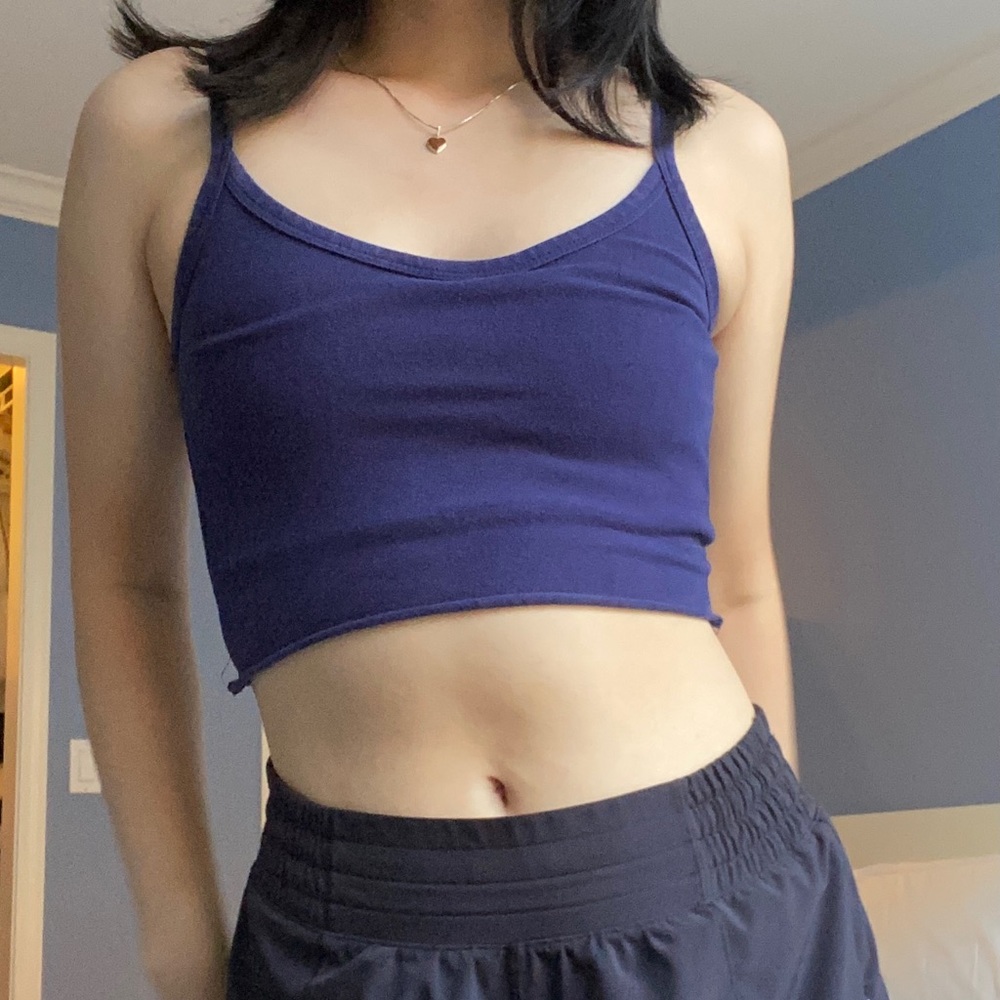 H&M Basic crop tank (self hemmed)